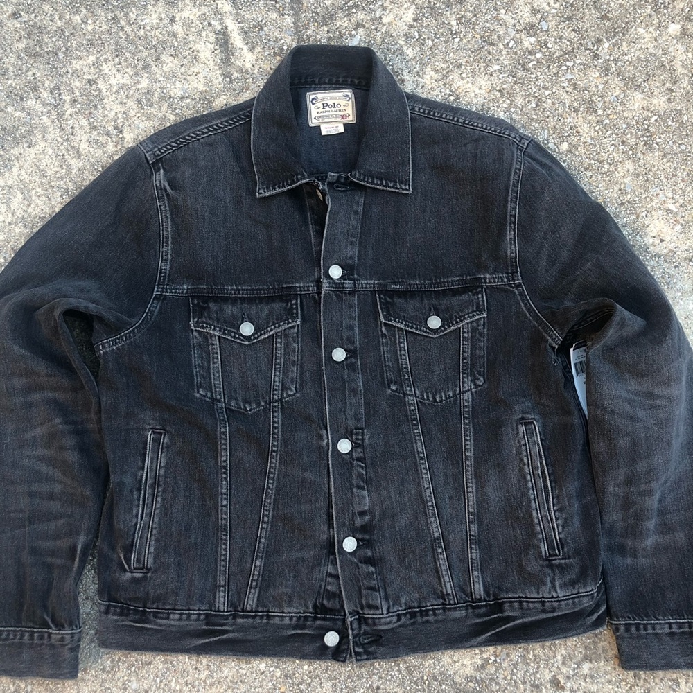 POLO RALPH LAUREN “washed” Trucker Jacket (SZ XL)